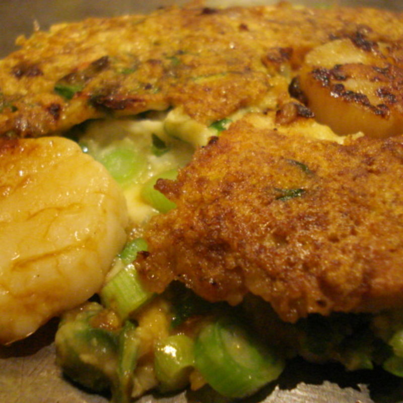 帆立貝ねぎ(ねぎ焼 やまもと 梅田エスト店)