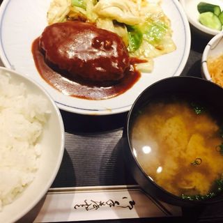 洋風ハンバーグ定食(ほの字 渋谷店)
