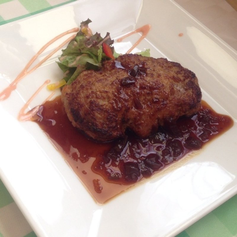 自家製柔らかハンバーグ 和風ソース(Viognier ヴィオニエ)