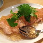 蒸し鶏(神戸拉麺龍虎)