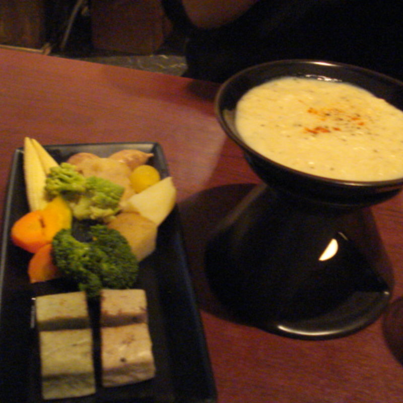 長いもと豆乳のベジフォンデュ(あじゅ )