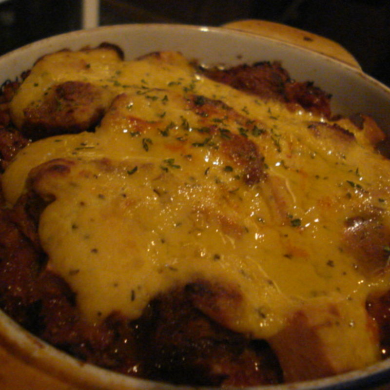 大豆のソーセージと大豆ミートの赤味噌ミートソースドリア(あじゅ )