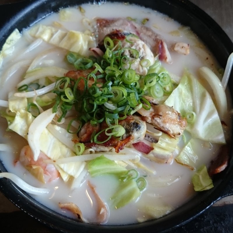 牡蠣焼きちゃんぽん(お好み焼・鉄板焼き 河内源氏 羽曳が丘店)