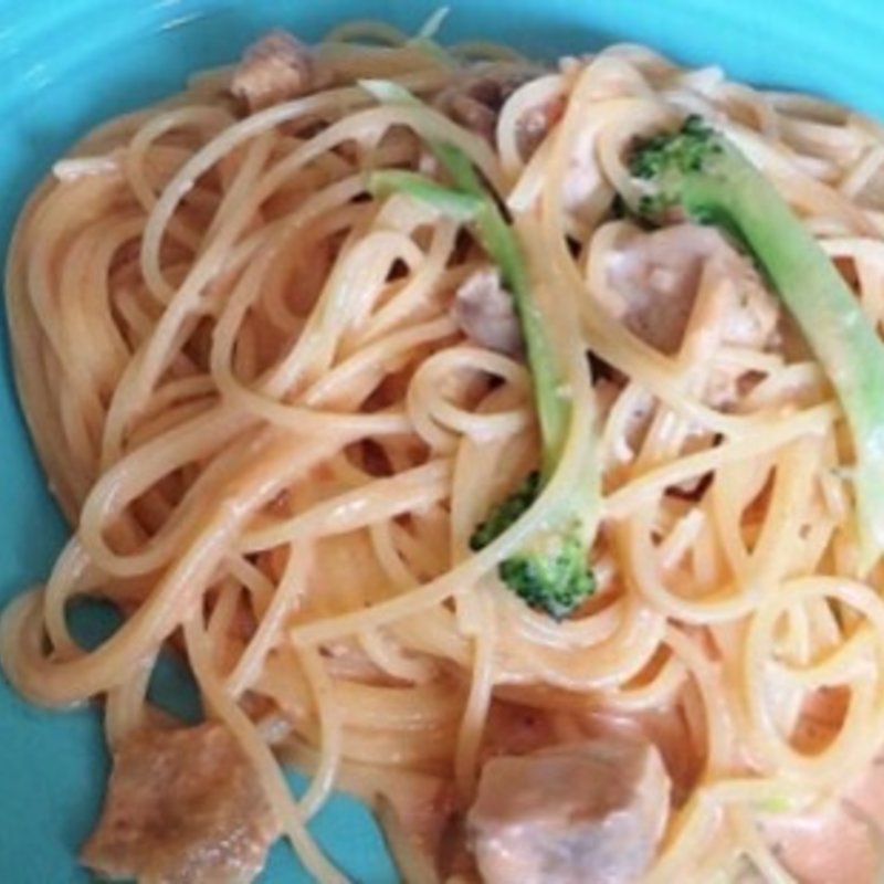 ブロッコリーの明太クリームパスタ(RHC カフェみなとみらい店)