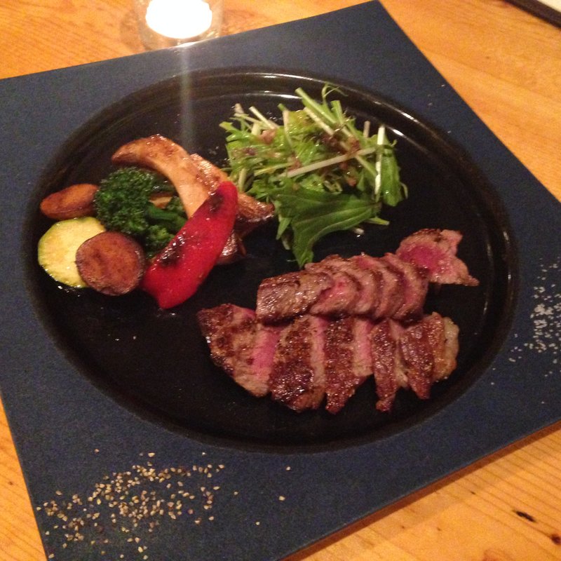 和牛のステーキ温野菜添え(noka table)