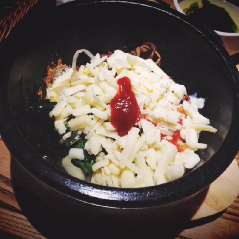 チーズ焼きビビンバ(pab-sang 新宿ルミネエスト店)