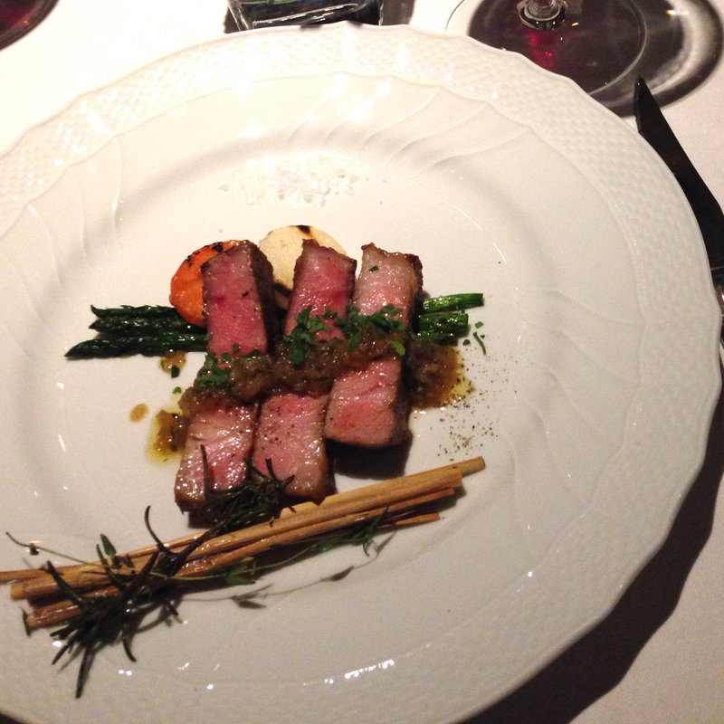 栃木牛イチボのビステッカ(リストランティーノ・ルベロ)