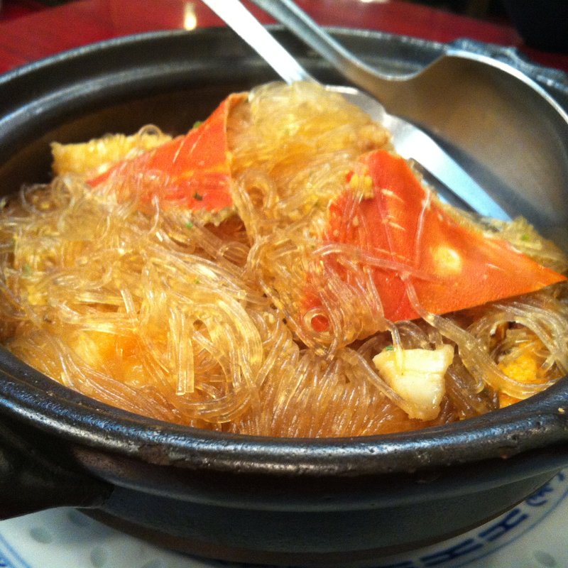 蟹と春雨の炒め(中国酒家 トアロード店)