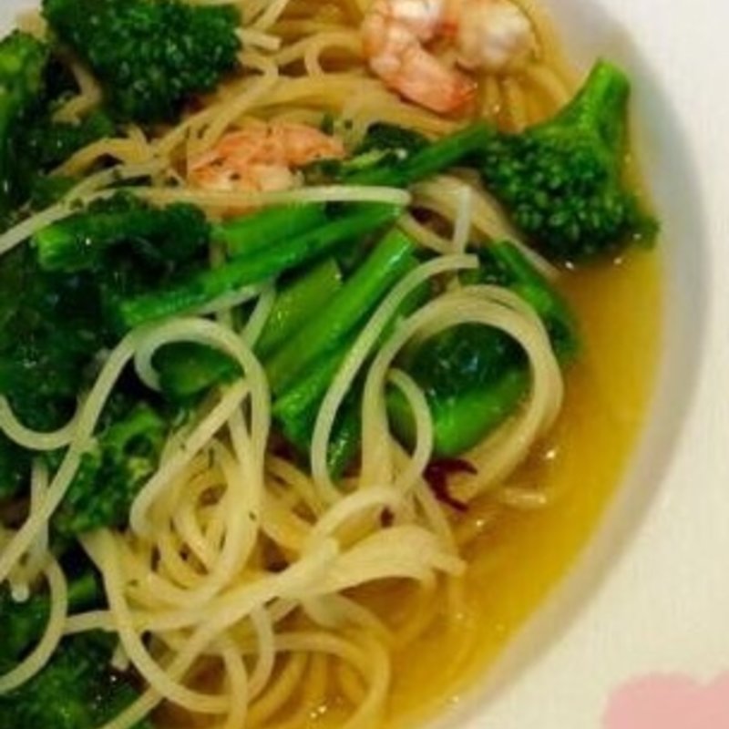 エビとブロッコリーのパスタ(資生堂パーラー 横浜そごう店)