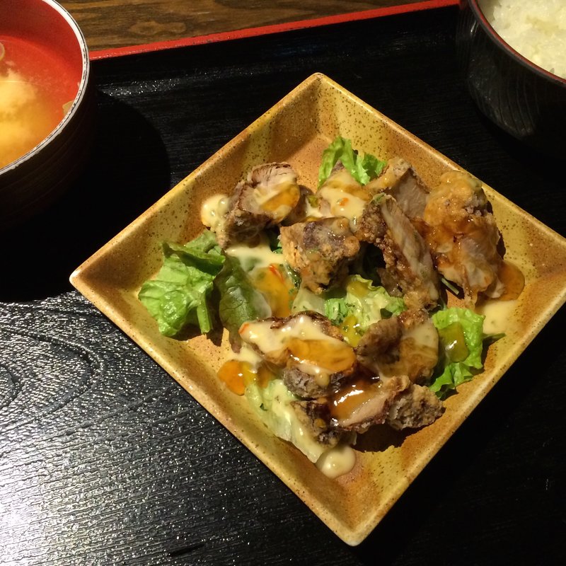 豚南蛮定食(豚◯商店 AISHI 新宿総本店)