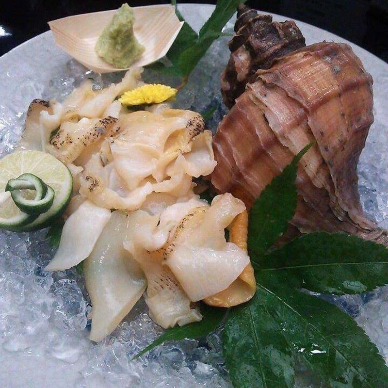 活大つぶ貝刺し(喜多八)