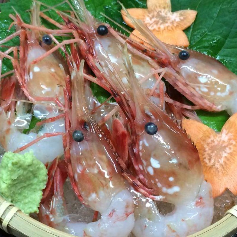 ボタンエビの刺身(喜多八)