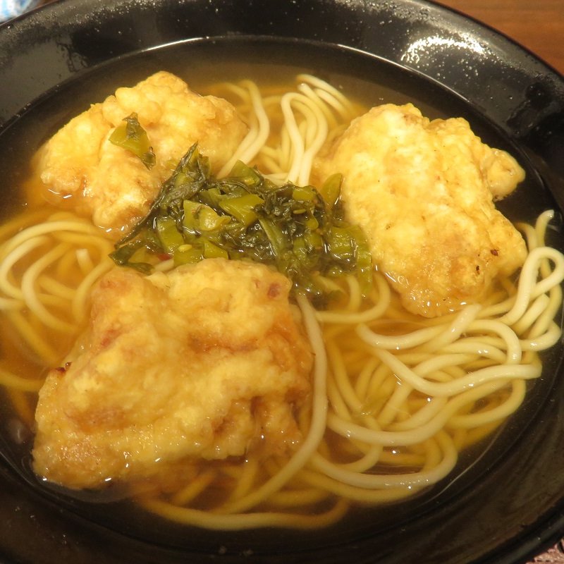 とり天えきそば(えきそば大手前店)