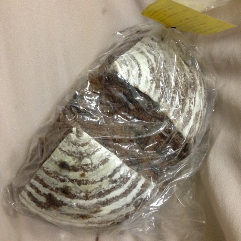 ・キャロブ入り チョコ＆ラムレーズンのカンパーニュ(ふんわりパン工房)