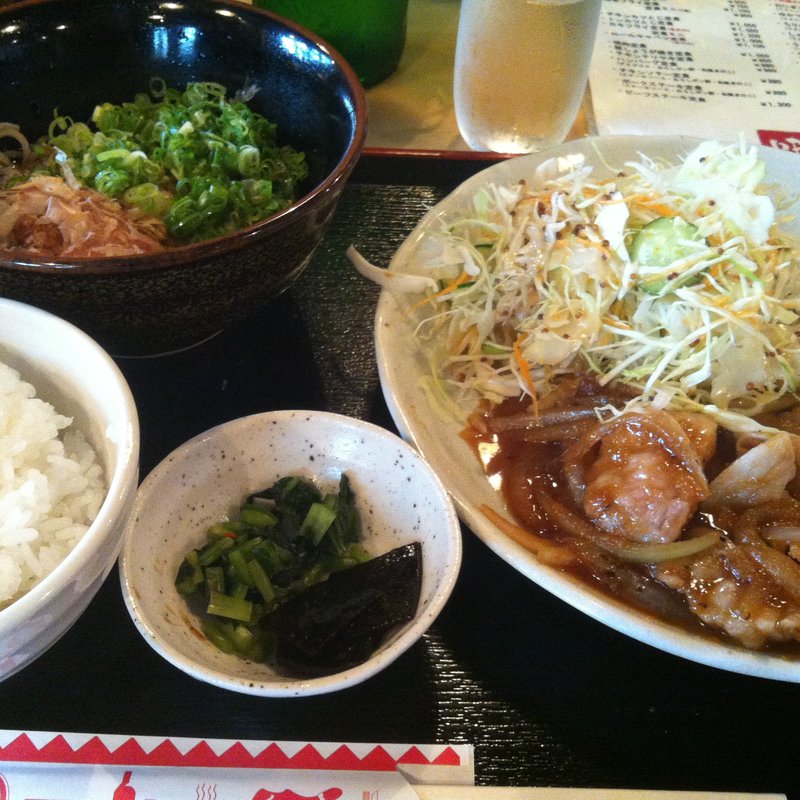 豚しょうが焼き定食(味加味)