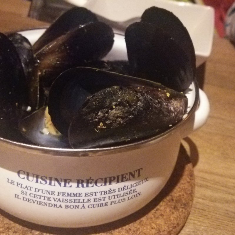 ムール貝の白ワイン蒸し(CONA渋谷桜ヶ丘店)