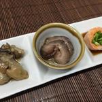 先付き3種盛り