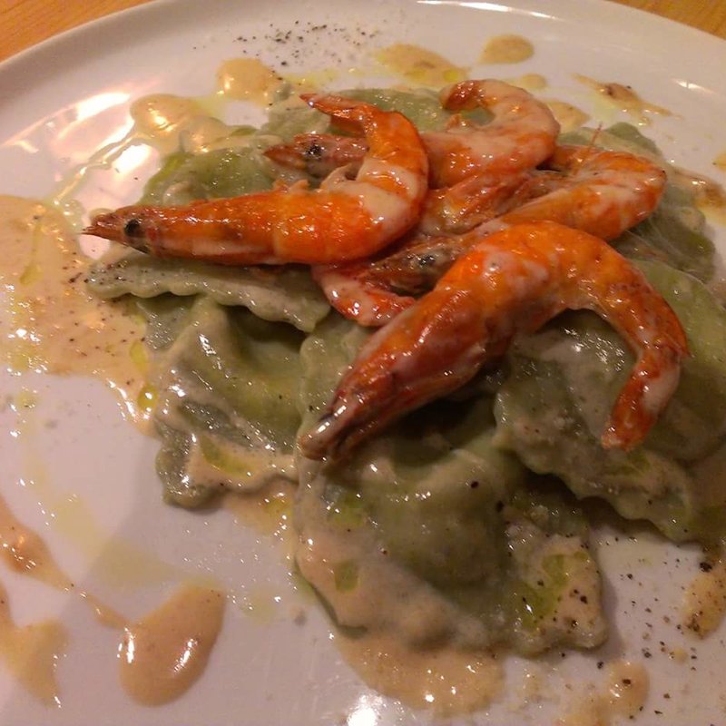 マスカルポーネを包んだラビリオ(ピッツェリア武蔵野山居)