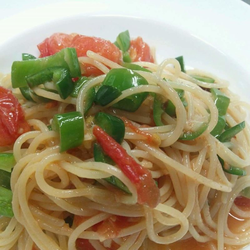 青唐辛子のペペロンチーノ(ピッツェリア武蔵野山居)