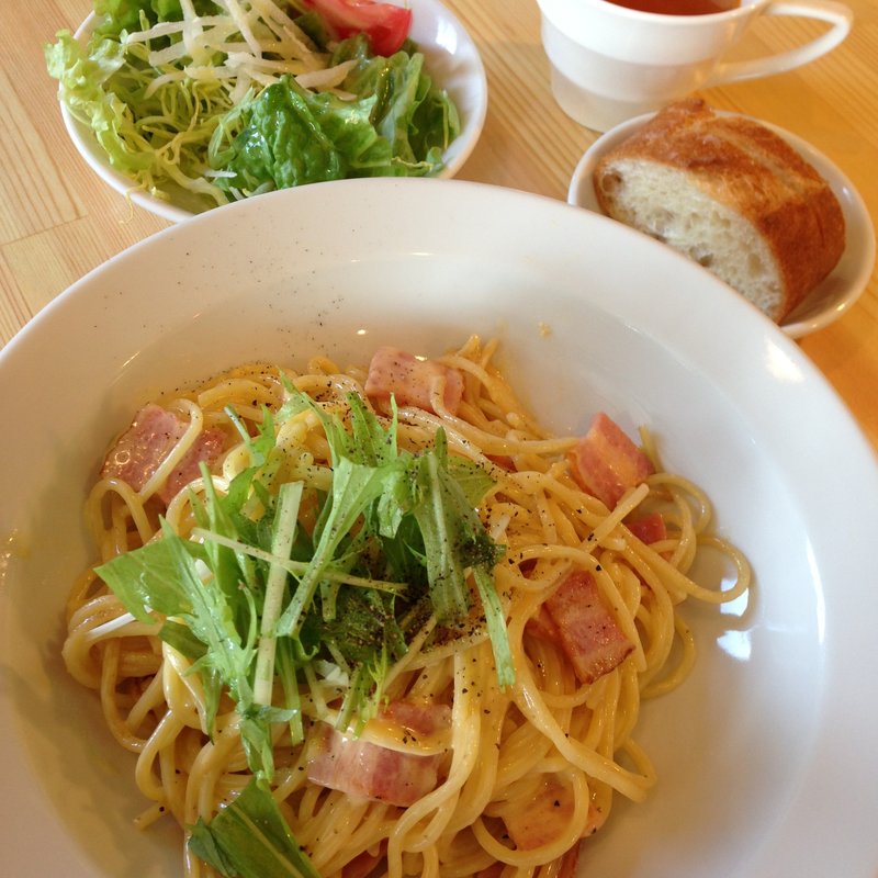 パスタランチのカルボナーラ(リトルカンパネラ （Little Campanella）)