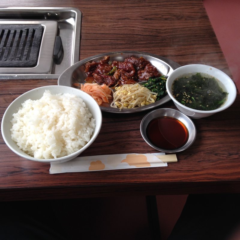 ハラミランチセット(ソウル )