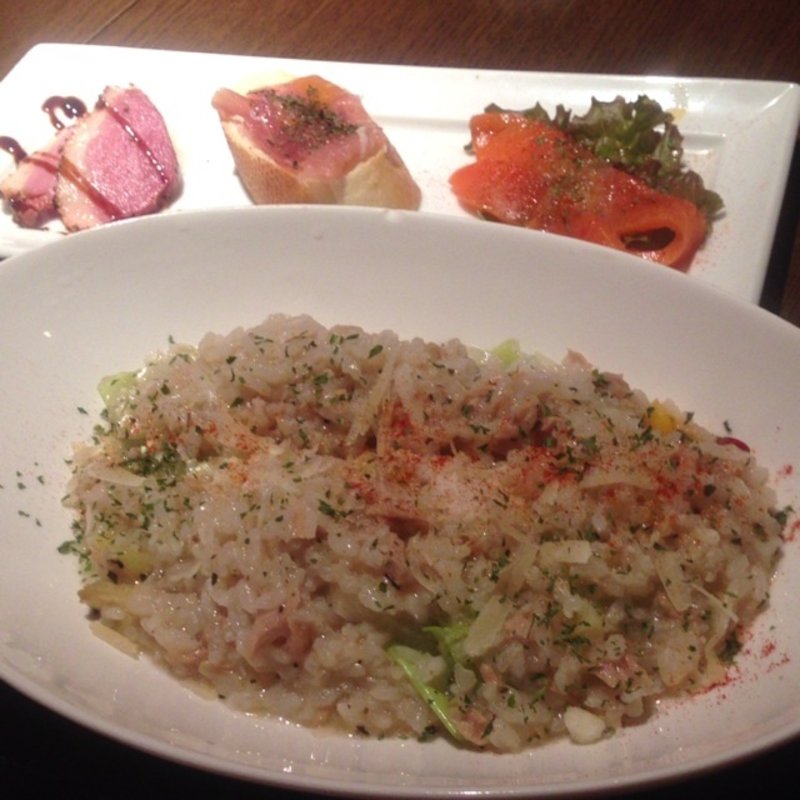 ツナと季節野菜のリゾット(チッチョ ポッチョ （Ciccio Poccio）)