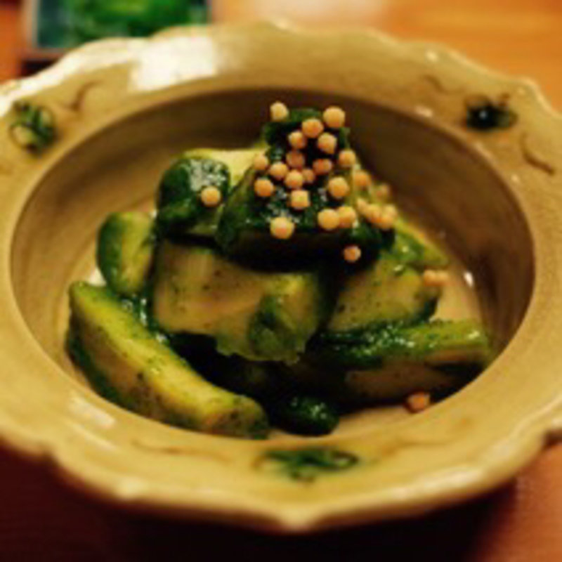 筍の木の芽和え(明月庵 ぎんざ田中屋 銀座本店)