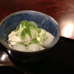 抹茶白玉ソフトクリーム(甘味 おかめ 麹町店)