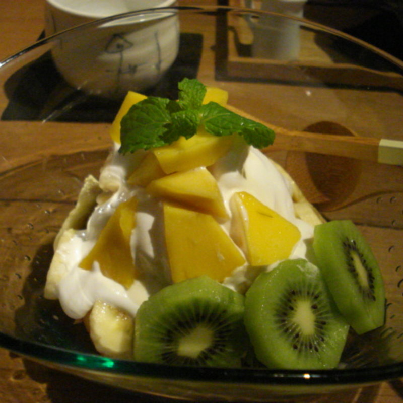 季節のフルーツパフェ(Cafe kuma.co)