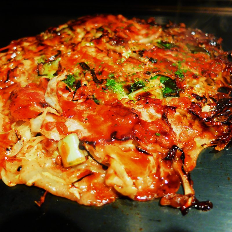 豚玉(曾根崎鉄板食堂 はなたれ)