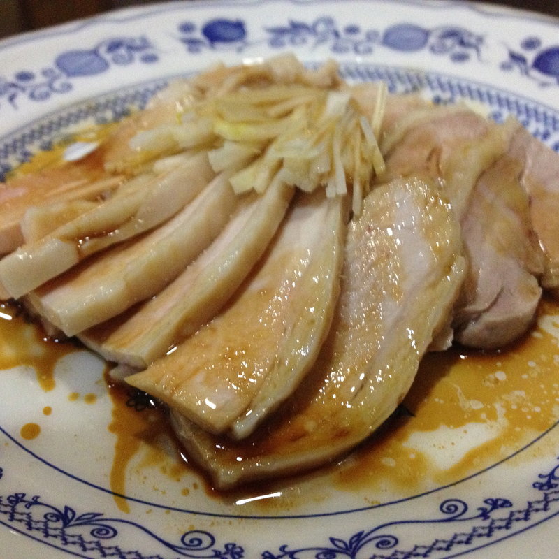 蒸し鶏(萬聚楼 )