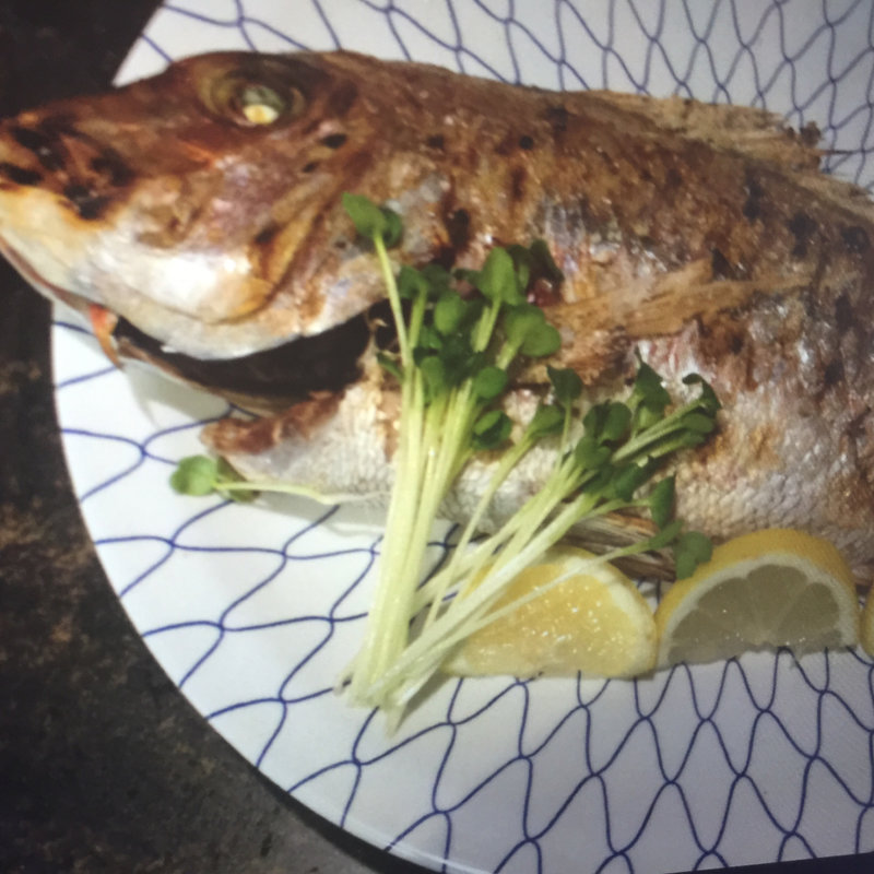 鯛のまるごと焼き(細雪)