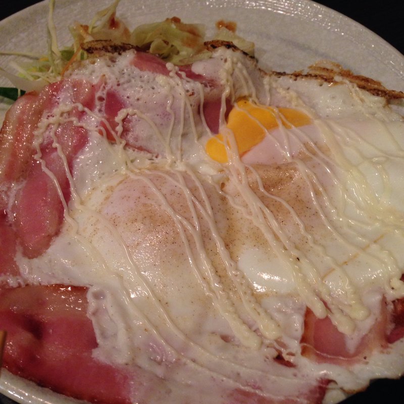 ベーコンエッグ(新世界串カツいっとく阪急梅田かっぱ横丁店)