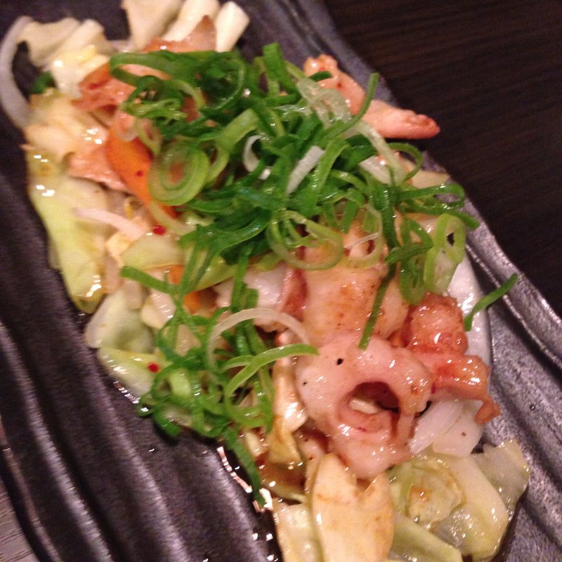 ホルモン焼き(新世界串カツいっとく阪急梅田かっぱ横丁店)