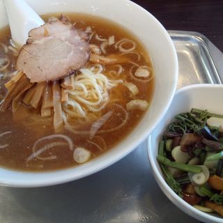 ラーメン（小）＋山菜(大勝)