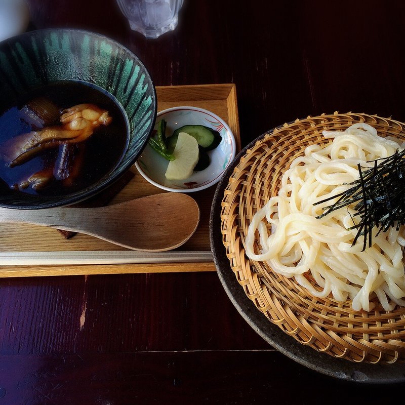 南蛮つけうどん(カフェ中野屋)