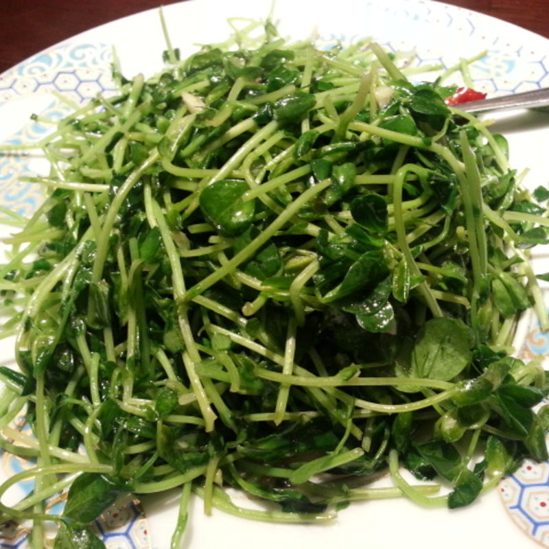 豆苗炒め(楽膳坊)