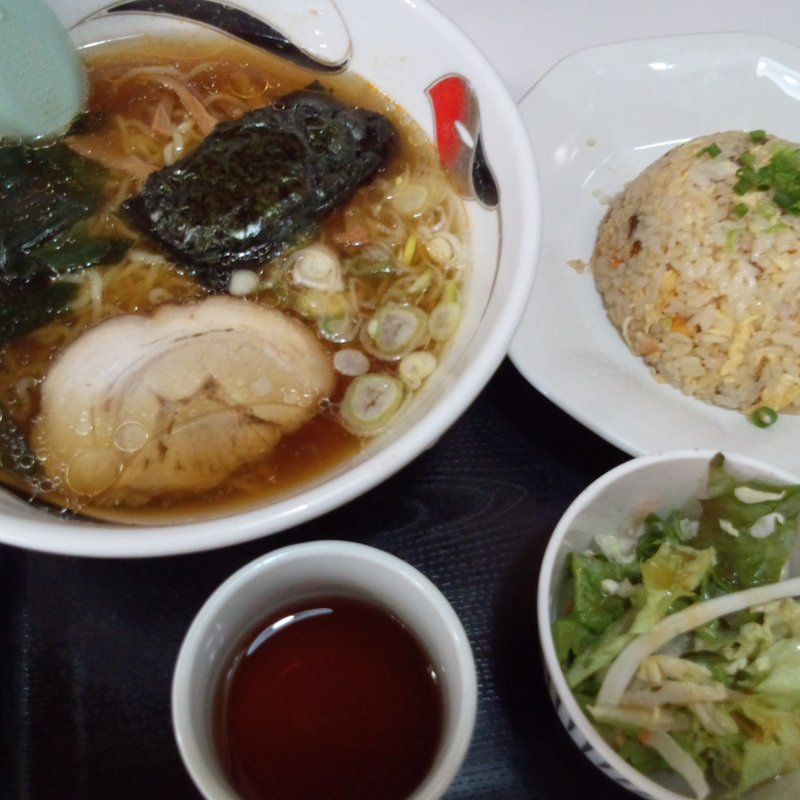 チャーハン定食(手もみラーメン もりもり亭)