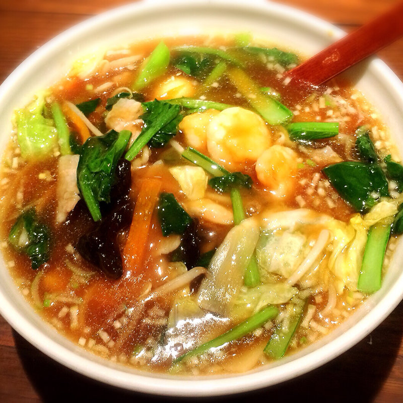 五目あんかけ麺(中華dining天鳳)