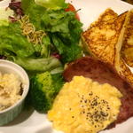 ハムとチーズたまごプレート(CAFE&MEAL ENルミネ立川店　 （カフェアンドミール エン）)