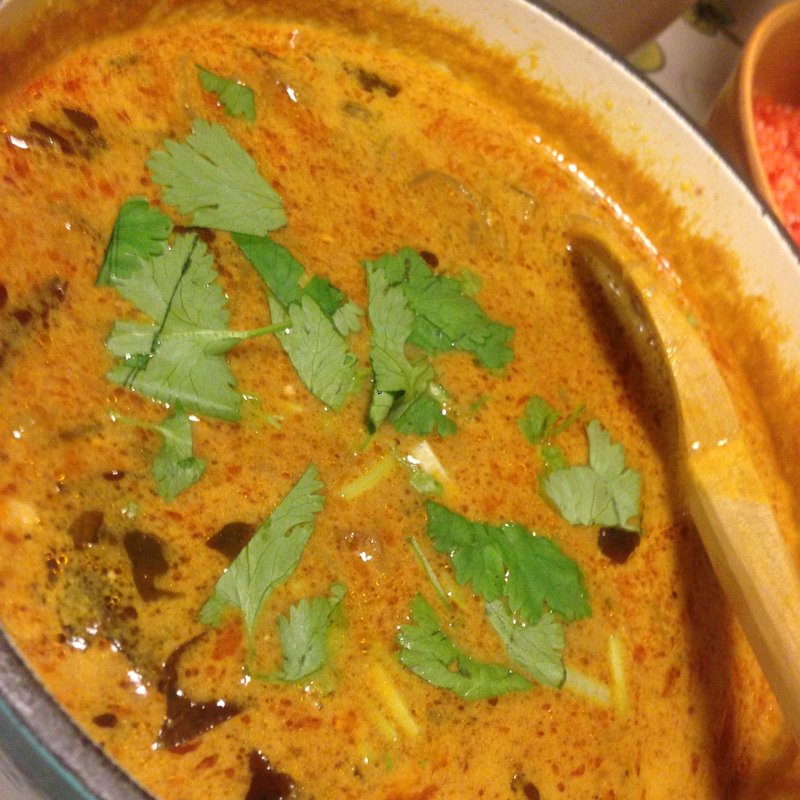 タラのココナッツカレー(まるごと食堂)