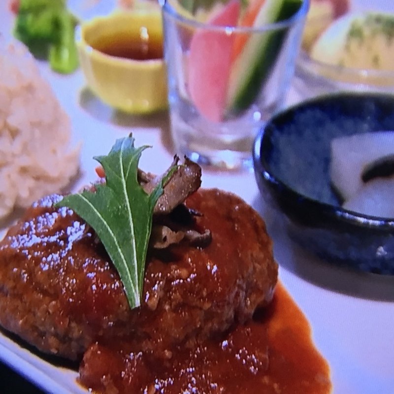 麹プレート　ハンバーグ(コージーカフェ （COZY CAFE）)