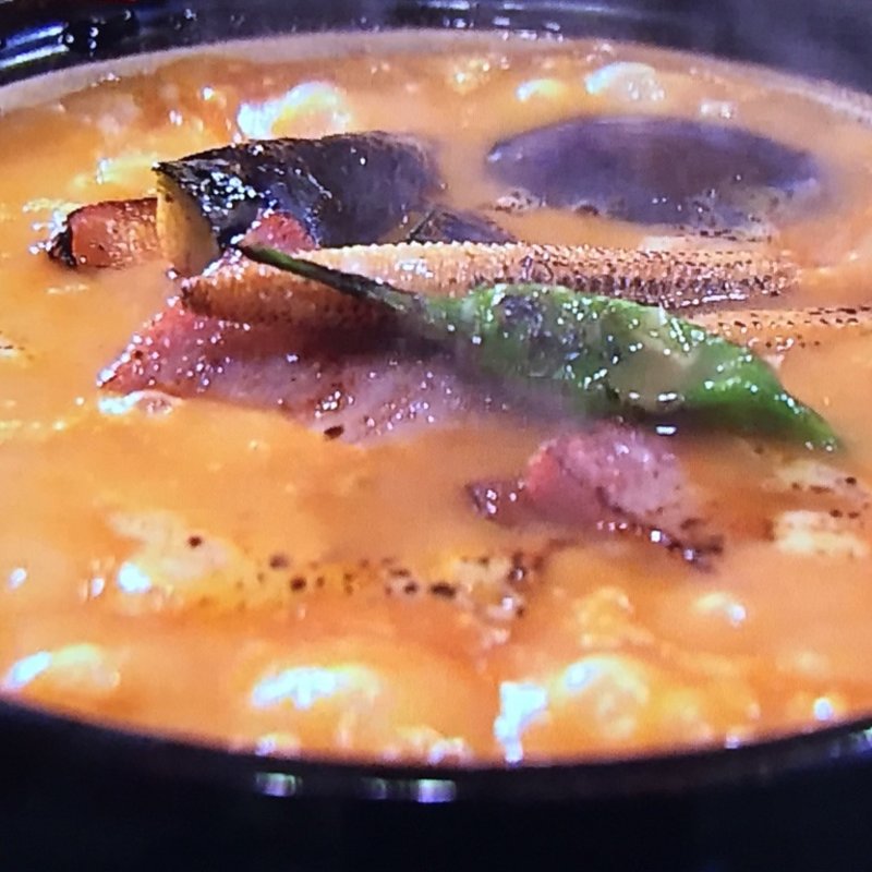 ごろごろ野菜トマトクリームのおうどん(伝統自家製麺 い蔵 岡本店)