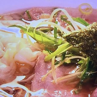 肉醤油雲呑(大阪麺哲 （メンテツ）)