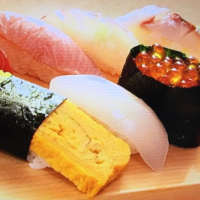 ランチメニュー握り8貫(鮨大立喰い部 大ちゃん)