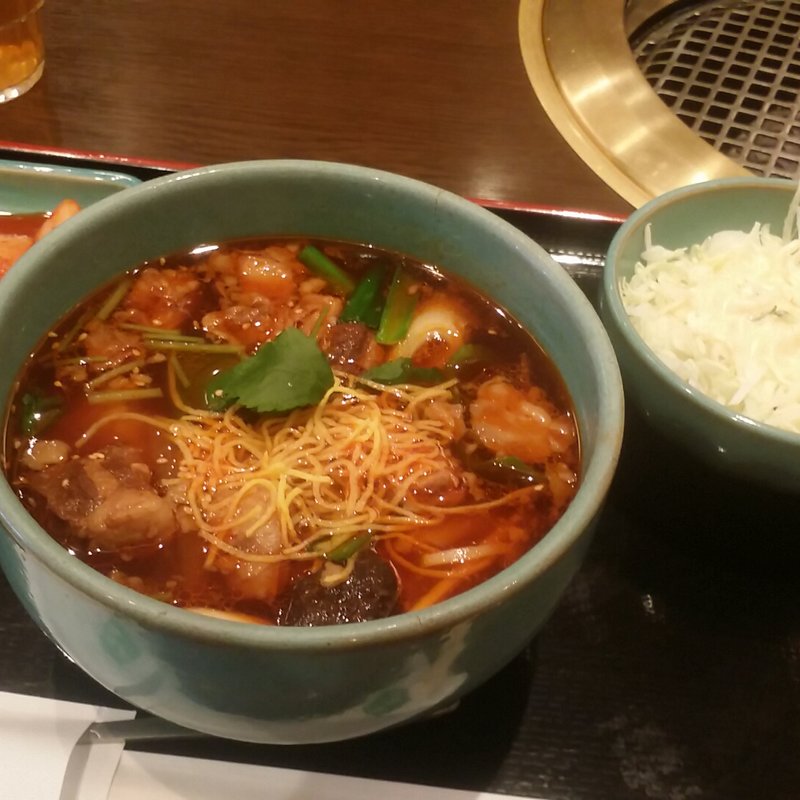 カルビクッパセット(焼肉名菜 福寿 武蔵小杉店 （フクジュ）)