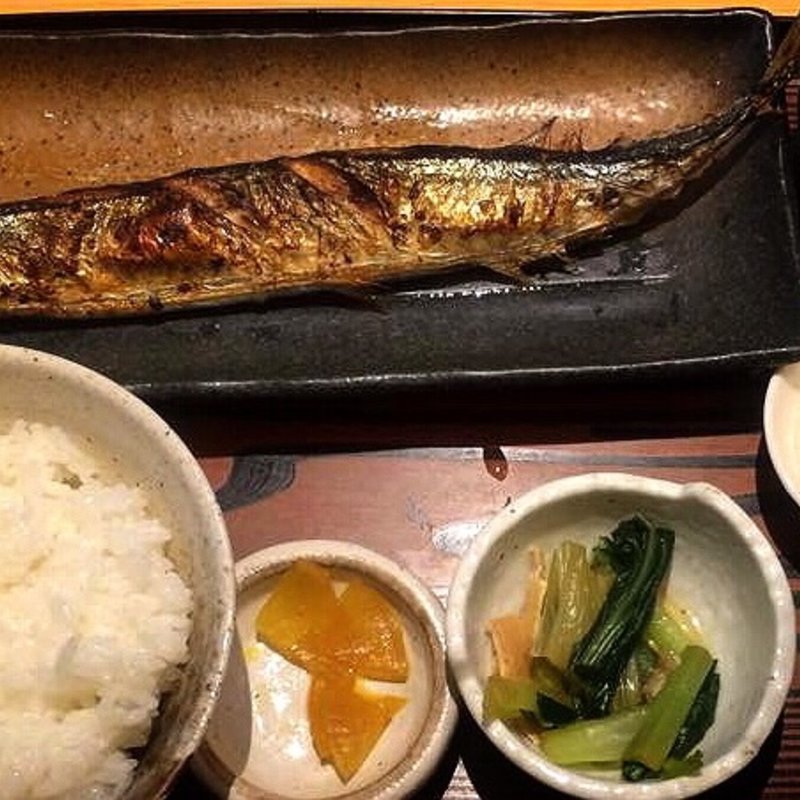 さんま定食(ごはん飯 )