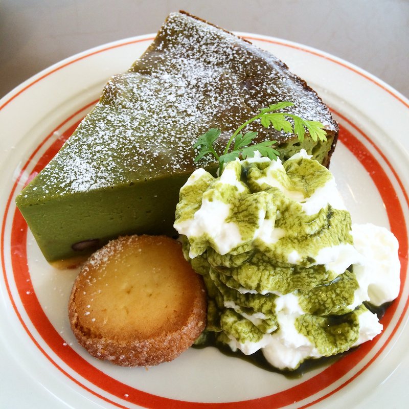 抹茶あずきチーズケーキ(パークカフェ )