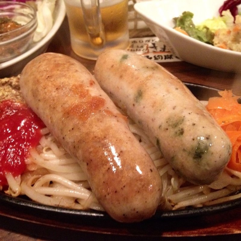 館ヶ森高原豚のソーセージ(あいびき )