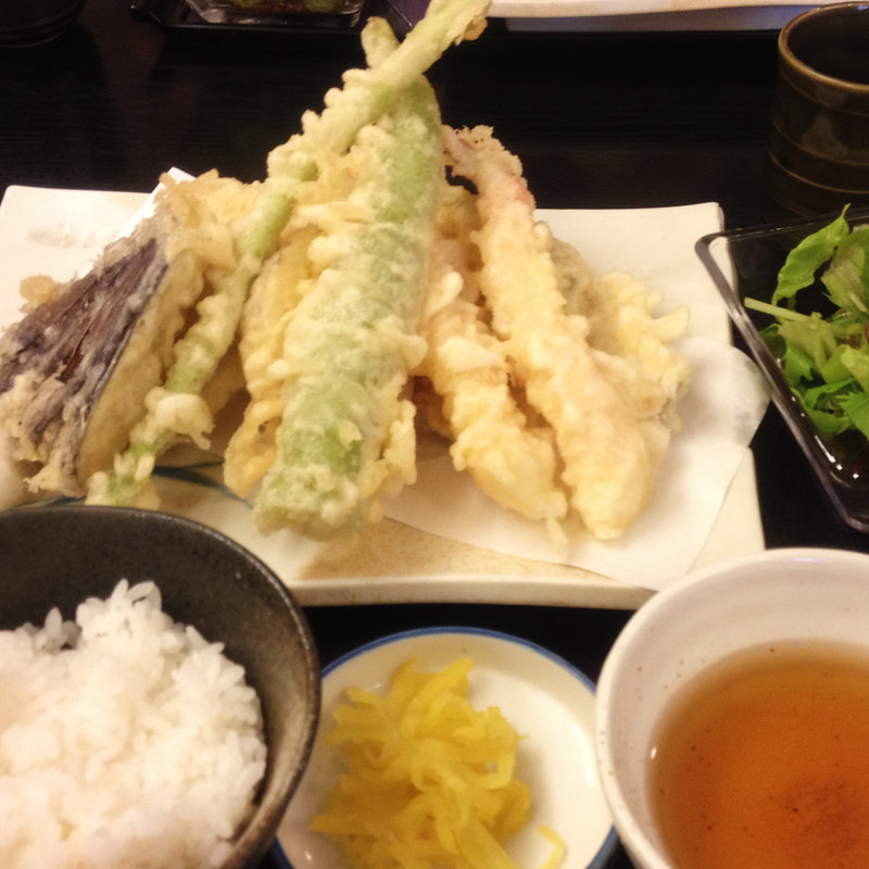 天ぷら定食(肴処ゆかわ)